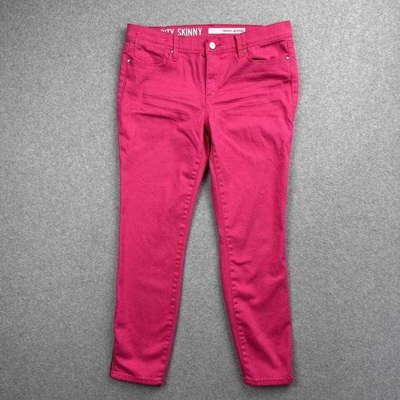 Dkny Denim - DKNY Women's City Skinny Pink Jeans Size 8